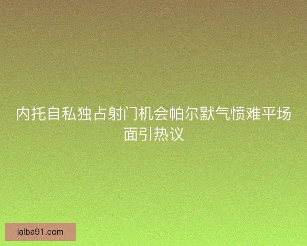 内托自私独占射门机会帕尔默气愤难平场面引热议 内托自私独占射门机会帕尔默气愤难平场面引热议