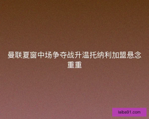 曼联夏窗中场争夺战升温托纳利加盟悬念重重 曼联夏窗中场争夺战升温托纳利加盟悬念重重